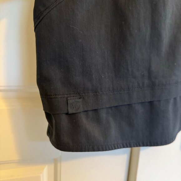 Lululemon Live to Layer Shirt Black 3/4 Sleeve Relaxed Fit Cotton Blend Size 10 - Picture 6 of 7